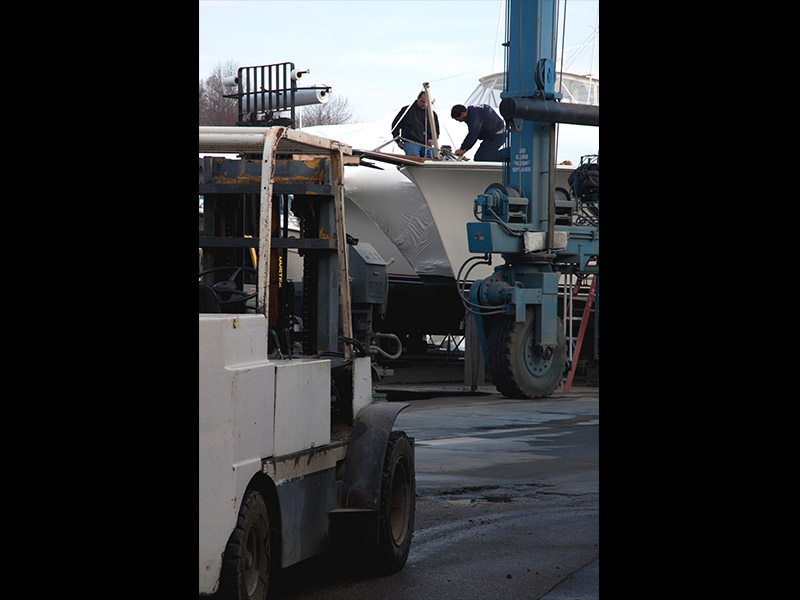 Setting up for shrink-wrap